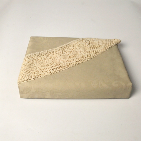 Скатерть 160x230 Old Florence Фиандра Резината бежевая