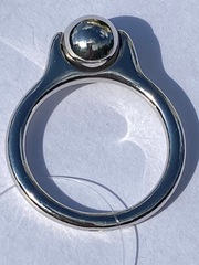 Шар 0,75 (кольцо из серебра)