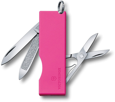 Нож-брелок Victorinox TOMO, 58 mm, Pink (0.6201.A5)