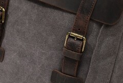 Рюкзак из ткани и кожи BUG 398 Gray