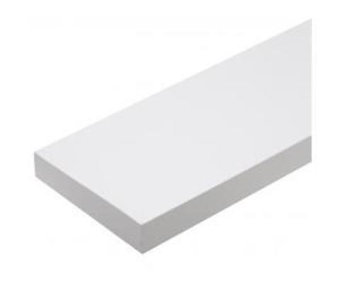 Белый матовый Панель МДФ 10мм (1220*2800) EVOGloss Р001/734