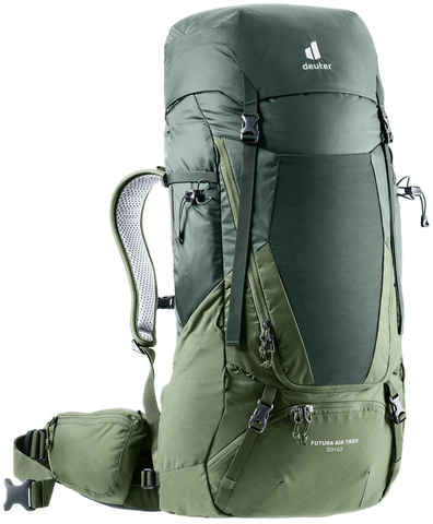 Картинка рюкзак туристический Deuter Futura Air Trek 50+10 ivy-khaki - 5