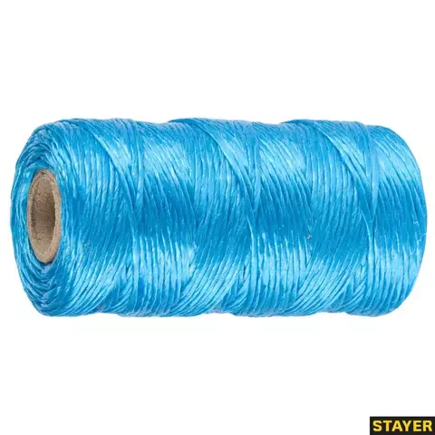 STAYER d 1.5 мм, 60 м, 800 текс, 32 кгс, синий, полипропиленовый шпагат (50075-060)