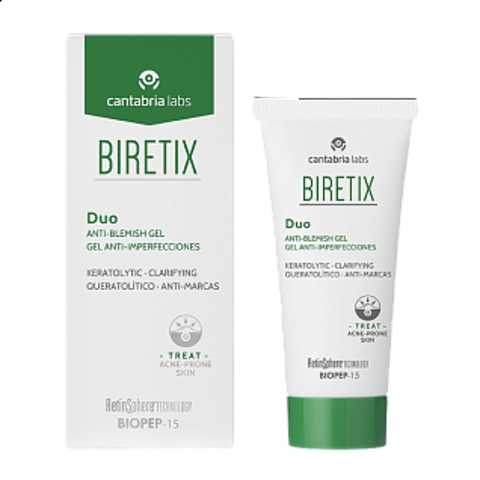 BiRetix Duo – Purifying Exfoliant Gel / Anti-Blemish Gel (Cantabria Labs) – Себорегулирующий гель 30мл