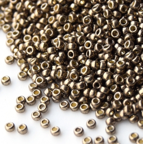 15/0 RR-4222 Duracoat galvanized pewter