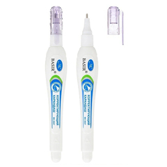 
          Штрих ручка корректор белый канцелярский, 3 шт по 7 мл, MC-Basir, набор замазок ручек с фигурным корпусом