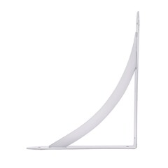 71-2-419 Уголок-кронштейн для полок декоративный, Арка, белый, 196х245мм (РемоКолор)