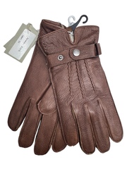 Перчатки. Мужские. Материал верха: Кожа оленя. Подклад: Трикотаж-шерсть. 5 шт в упаковке.