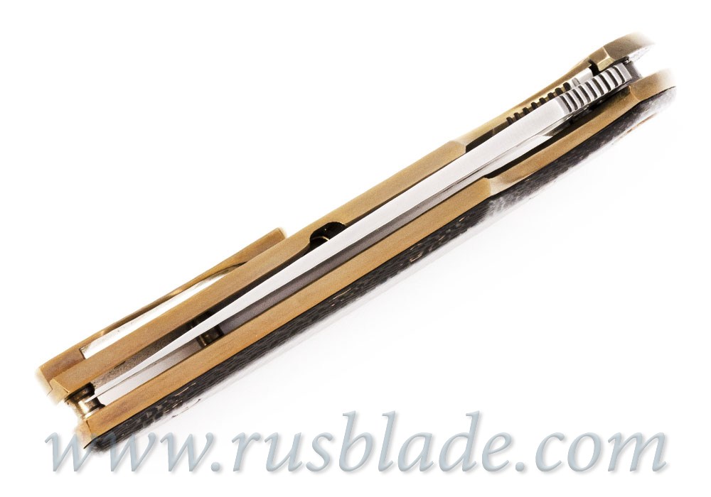 Cheburkov Golden Raven # 161 Damascus Gold Plated - фотография 