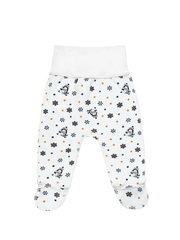 Утепленные ползунки с мягким согревающим начёсом Совы (56,62)