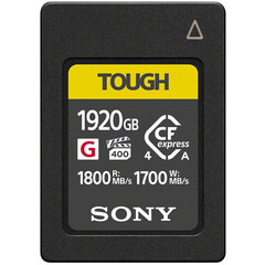 Карта памяти Sony CFexpress A 1920GB TOUGH G серия 1800/1700/400