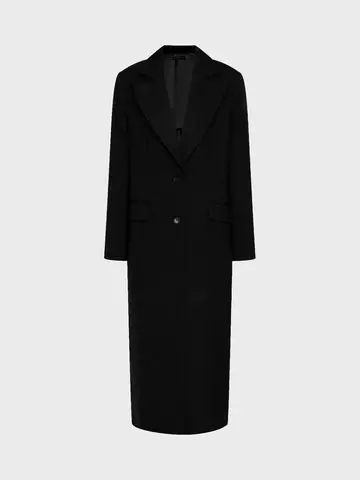 Тонкое пальто из костюмной ткани DAN MARALEX