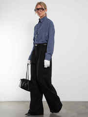 Рубашка Модная клеточка синего цвета