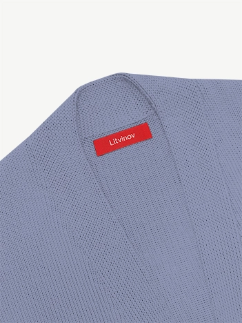 Кардиган с планкой из мягкой шерсти