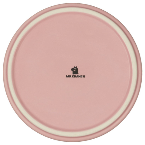 Миска Mr.Kranch Bamboo керамическая розовая на бамбуковой подставке (большая) 860 мл