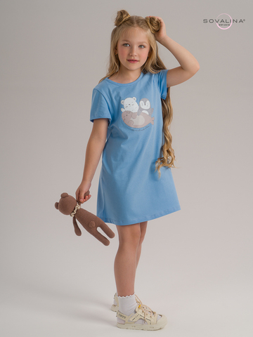 Платье Home голубой Арктика