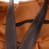 Сумка Саломея 357 македония горчичный + шоколад