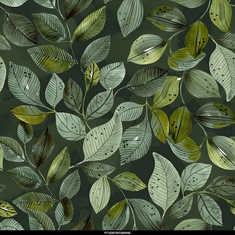 ПРЕДЗАКАЗ, ЗЕЛЕНЫЕ ЛИСТЬЯ, 100% хлопок