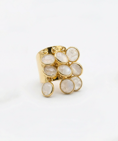 Перстень Осколки витражей White