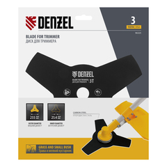 96325 Диск для триммера // 255х25.4х1.6 // 3 лезвия // Denzel