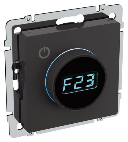 BRITE Термостат электронный с инд. ТС10-1-БрЧ черн. IEK