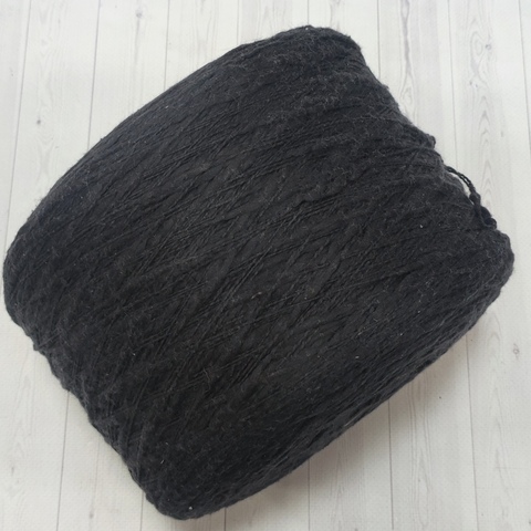 Пряжа Хлопок фламме 250 м 02 черный
