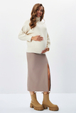 Юбка для беременных 17617 тауп