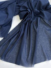 Батист Темно-синий, хлопок 100%