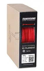 Пластик для 3Д принтера Filamentarno! PETg Standart красный 750 г, 1.75 мм