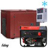 Бензиновый генератор в зимнем кожухе с блоком АВР Fubag BS 9000 DA ES/1200SCW RAL 3005 — фото 1