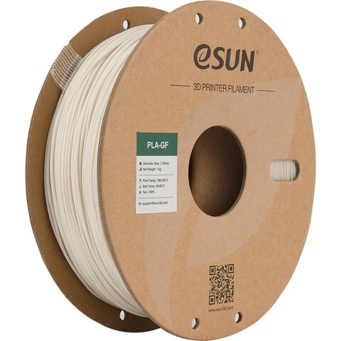 Пластик для 3D-печати eSUN PLA-GF, 1,75 мм, 1 кг, натуральный (белый), PLA-GF175W1P1