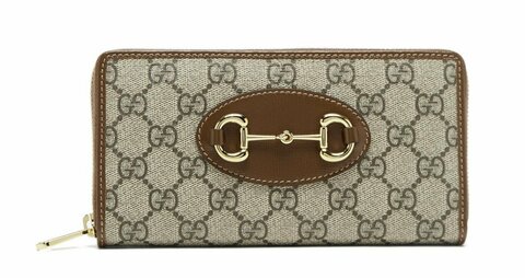 Женский кошелек на молнии Gucci 1955 Horsebit - Supreme