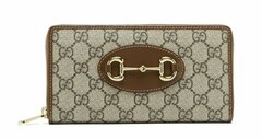 Женский кошелек на молнии Gucci 1955 Horsebit - Supreme