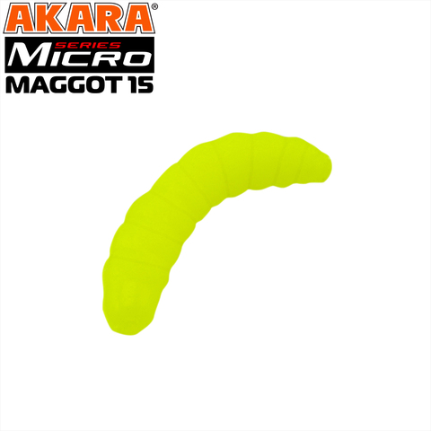 Силикон Akara MICRO Maggot 15 mm  04Y   (40 шт.)