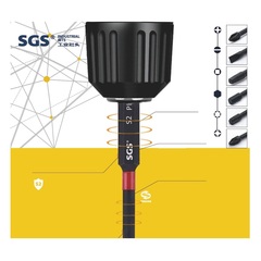 Бита T15 х25мм TORX Impact(ударная) S2 1шт SGS 6325-T15-IB