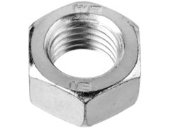 ЗУБР ГОСТ ISO 4032-2014, кл. пр. 6, M12, цинк, 4 шт, шестигранная гайка (303556-12)