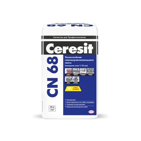 Ceresit CN 68 NIVELIR/Церезит ЦН 68 НИВЕЛИР самовыравнивающаяся смесь для пола