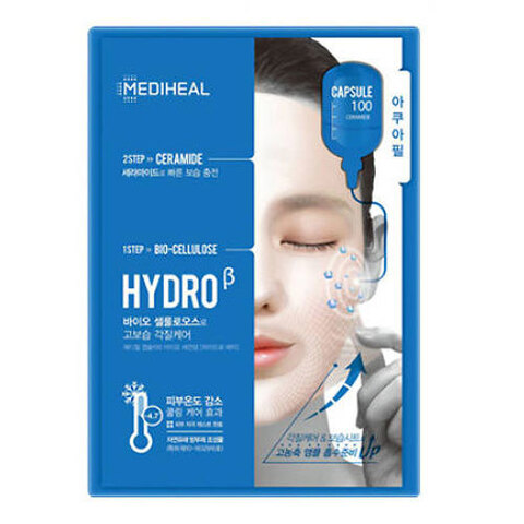 Mediheal Capsule 100 Bio Seconderm Hydro - Маска для лица двухступенчатая увлажняющая