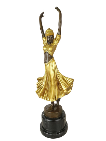 Статуэтка Танцовщица в золотом платье