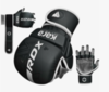Перчатки MMA RDX Grappling Shooter F6 Plus черн/бел.мат.