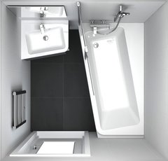 ВАННА АКРИЛОВАЯ RAVAK 10° прав.с каркасом и панелью