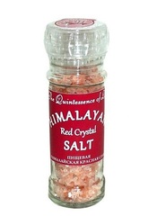 Соль пищевая гималайская красная в мельнице Himalayan Salt, крупный помол, 120 г