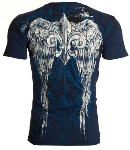 Футболка WING Navy Archaic от Affliction