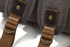 Рюкзак из ткани и кожи BUG 398 Gray