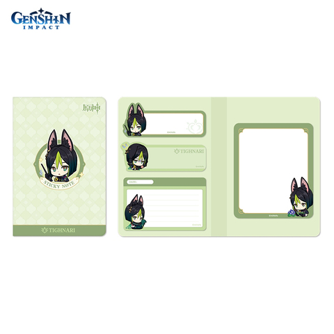 Стикеры для заметок Genshin Impact: Chibi Expression Tighnari