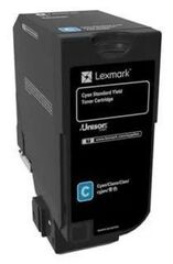 Тонер-картридж для принтеров Lexmark CS720 голубой (cyan). Ресурс 7000 стр (74C0S20)