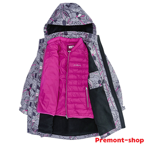 Съемная куртка на плаще Premont для девочек Лилия Флер-де-Лис