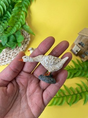 Гусь, гуси, фигурки декоративные, кукольные миниатюры, 5-6 см, набор 2 шт микс.