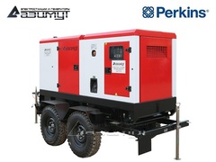 Дизельный генератор Азимут ЭД-80-Т400-1РКМ18 Perkins на шасси в кожухе