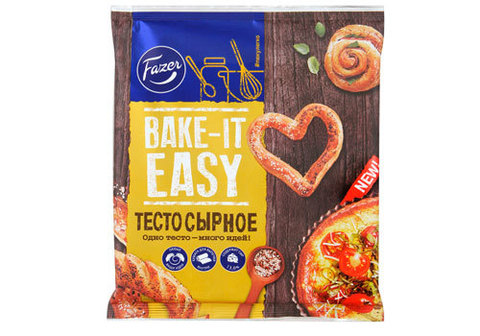 Тесто слоеное "Fazer" дрожжевое сырное, 440г